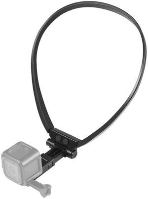 PULUZ Lazy Adjustable Neck Bracket for GoPro Action Camera Smartphones (Black)