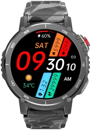 C22 1.6 inch Round Screen Bluetooth Smart Watch, Support Health Monitoring & 24 Sports Modes (Black) C22 1.6 inch Round Screen Bluetooth Smart Watch, Support Health Monitoring & 24 Sports Modes (Black)
