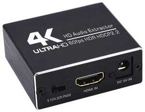 AY78V20 4K 60Hz HDMI 2.0 Audio Splitter 5.1 ARC HD-MI Audio Extractor HDCP 2.2 HDR10 Audio Converter 4K HD-MI Optical TOSLINK SPDIF AY78V20 4K 60Hz HDMI 2.0 Audio Splitter 5.1 ARC HD-MI Audio Extractor HDCP 2.2 HDR10 Audio Converter 4K HD-MI Optical TOSLINK SPDIF