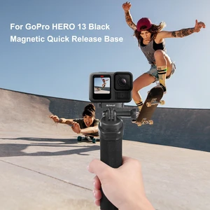 For GoPro HERO13 Black PULUZ Magnetic Quick Release Metal Base (Black) For GoPro HERO13 Black PULUZ Magnetic Quick Release Metal Base (Black)