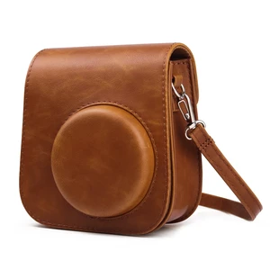 Retro Full Body Camera Leather Case Bag with Strap for FUJIFILM Instax mini 11 (Brown) Retro Full Body Camera Leather Case Bag with Strap for FUJIFILM Instax mini 11 (Brown)