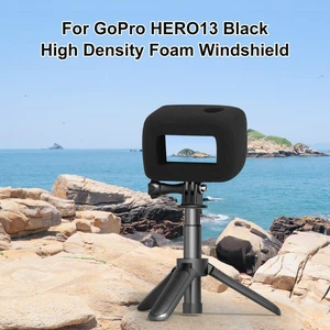 For GoPro HERO13 Black PULUZ Foam Windshield Housing Case (Black) For GoPro HERO13 Black PULUZ Foam Windshield Housing Case (Black)