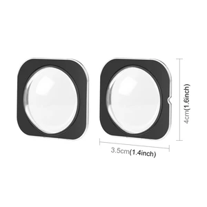 For Insta360 X3 PULUZ Lens Guard Optical Glass Protective Cover (Black) (Black)