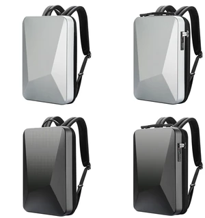 Bopai 61-93318A Hard Shell Waterproof Expandable Backpack with USB Charging Hole, Spec: Regular (Black) Regular (Black) Bopai 61-93318A Hard Shell Waterproof Expandable Backpack with USB Charging Hole, Spec: Regular (Black) Regular (Black)