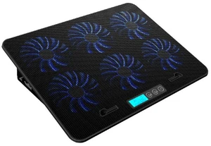 ICE COOREL Notebook Computer Base Speed Control Silent Six-fan Cooling Holder Cooling Rack, Style: Flagship ICE COOREL Notebook Computer Base Speed Control Silent Six-fan Cooling Holder Cooling Rack, Style: Flagship