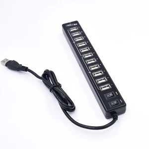 12-Port USB 2.0 HUBSuitable for Notebook / Netbook(Black) 12-Port USB 2.0 HUBSuitable for Notebook / Netbook(Black)