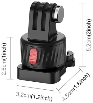 PULUZ Action Camera Quick Release Magnetic Base Adapter (Black)