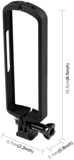 PULUZ PC ABS Plastic Protective Frame for Ricoh Theta SC2, with Adapter Mount & Screw(Black) PULUZ PC ABS Plastic Protective Frame for Ricoh Theta SC2, with Adapter Mount & Screw(Black)
