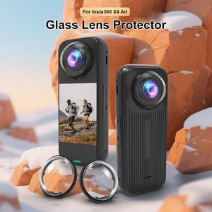 For Insta360 X4 Air PULUZ Rotation Optical Glass Lens Guard Protective Cover (Transparent) (Transparent)