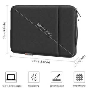 HAWEEL Laptop Sleeve Case Zipper Briefcase Bag with Handle for 12.5-13.5 inch Laptop (Black) HAWEEL Laptop Sleeve Case Zipper Briefcase Bag with Handle for 12.5-13.5 inch Laptop (Black)