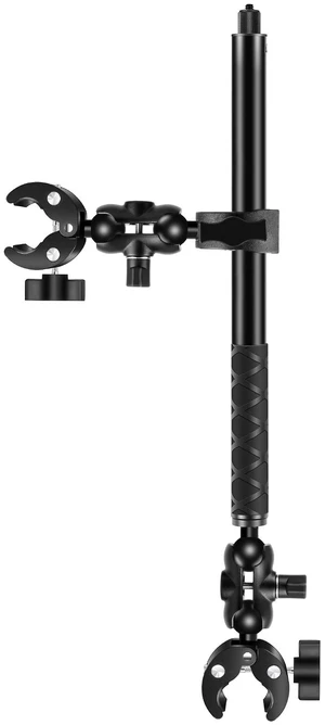 PULUZ Cycling Quick Release Bracket with 150cm Selfie Stick Set, Dual-heads Crab & Single Heads Clamps Handlebar Fixed Mount (Black) PULUZ Cycling Quick Release Bracket with 150cm Selfie Stick Set, Dual-heads Crab & Single Heads Clamps Handlebar Fixed Mount (Black)