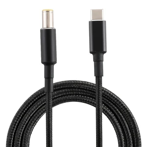 PD 100W 7.9 x 5.0mm Male to USB-C / Type-C Male Nylon Weave Power Charge Cable, Cable Length: 1.7m PD 100W 7.9 x 5.0mm Male to USB-C / Type-C Male Nylon Weave Power Charge Cable, Cable Length: 1.7m