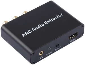 192KHz ARC Audio Extractor HDMI ARC to SPDIF + Coaxial + L/R Converter Audio Return Channel Adapter 192KHz ARC Audio Extractor HDMI ARC to SPDIF + Coaxial + L/R Converter Audio Return Channel Adapter