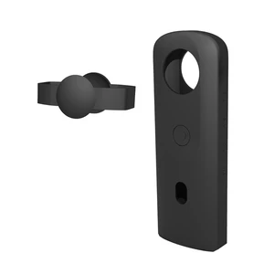 PULUZ Silicone Protective Case with Lens Cover for Ricoh Theta SC2 360 Panoramic Camera(Black) PULUZ Silicone Protective Case with Lens Cover for Ricoh Theta SC2 360 Panoramic Camera(Black)