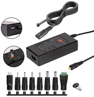 65W 6-20V Adjustable 3A DC Power Adapter Charger, Specification: US Plug 65W 6-20V Adjustable 3A DC Power Adapter Charger, Specification: US Plug