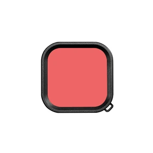 PULUZ Square Housing Diving Color Lens Filter For GoPro HERO13 Black /12 Black /11 Black /10 Black /9 Black, Only for PU527 Diving Case (Pink)