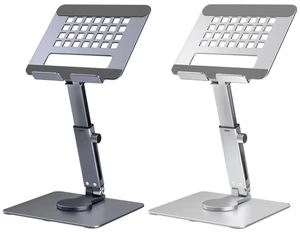 JUNDNE H06 Desktop Folding Phone Stand Portable Telescopic Rotary Tablet Stand(Deep Grey) JUNDNE H06 Desktop Folding Phone Stand Portable Telescopic Rotary Tablet Stand(Deep Grey)