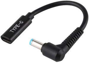 DP 5.5 x 1.7mm to Type-C Female Power Adapter Charger Cable (Black) DP 5.5 x 1.7mm to Type-C Female Power Adapter Charger Cable (Black)