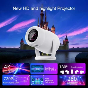 HY400 Android 12.0 System Intelligent Projector Portable Family Projector US Plug HY400 Android 12.0 System Intelligent Projector Portable Family Projector US Plug