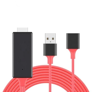Dongle USB Male + USB Female to HDMI Male 1080P HDMI Cables Adapter Dongle USB Male + USB Female to HDMI Male 1080P HDMI Cables Adapter
