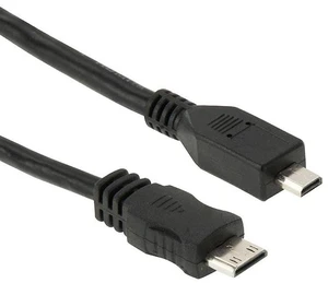 30cm Mini HDMI Male to Micro HDMI Male Adapter Cable 30cm Mini HDMI Male to Micro HDMI Male Adapter Cable
