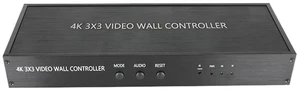 NK-BT88 4K 3X3 HDMI Video Wall Controller Multi-screen Splicing Processor with Remote Controller, EU Plug NK-BT88 4K 3X3 HDMI Video Wall Controller Multi-screen Splicing Processor with Remote Controller, EU Plug