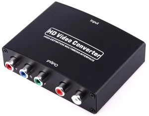 1080P HD HDMI to YPbPr Video and R/L Audio Adapter Converter(Black) 1080P HD HDMI to YPbPr Video and R/L Audio Adapter Converter(Black)