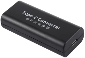 DC 5.5 x 2.1mm Power Jack Female to USB-C / Type C Female Power Connector Adapter with 30cm USB-C / Type C Cable DC 5.5 x 2.1mm Power Jack Female to USB-C / Type C Female Power Connector Adapter with 30cm USB-C / Type C Cable
