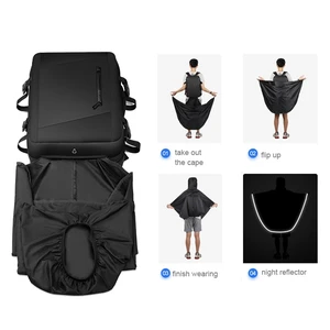 Mark Ryden 17.3 Inch Men Large Capacity Oxford Cloth Computer Backpack,Style: Raincoat Style Raincoat Style Mark Ryden 17.3 Inch Men Large Capacity Oxford Cloth Computer Backpack,Style: Raincoat Style Raincoat Style