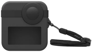 PULUZ for GoPro Max Dual Lens Caps Case + Body Silicone Protective Case(Black) PULUZ for GoPro Max Dual Lens Caps Case + Body Silicone Protective Case(Black)