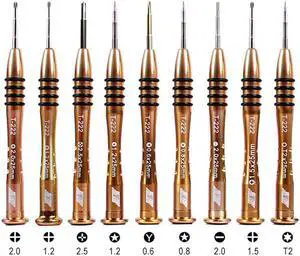 Kaisi T-222 9 in 1 Precision Screwdriver Professional Repair Opening Tool For Mobile Phone Tablet PC