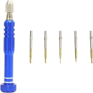 JF-6688 5 in 1 Metal Multi-purpose Pen Style Screwdriver Set for Phone Repair