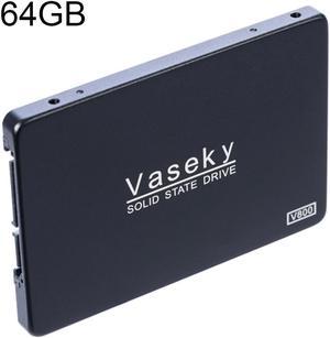 SSD, Vaseky V800 64GB 2.5 inch SATA3 6GB/s Ultra-Slim 7mm Solid State Drive SSD Hard Disk Drive for Desktop, Notebook