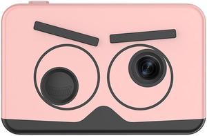 Kids Camera, X22 Pink  HD Dual-Lens Children Mini SLR Camera Toy HD Auto Focus Digital Camera