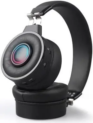 Kingkong Bluetooth Wireless RGB Luminous Gaming Headset with Mic Support TF/FM Radio