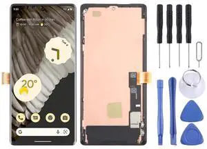 For Google Pixel 7 Pro GP4BC GE2AE OLED LCD Screen Digitizer Full Assembly with Frame