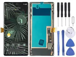 OLED Material LCD Screen for Google Pixel 6 Pro G8VOU Digitizer Full Assembly With Frame