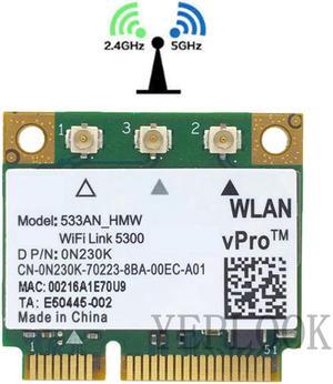 5300 533ANHMW 450M Dual Band 2.4G 5Ghz Intel WiFi Card Wireless Half Mini PCI-e Card