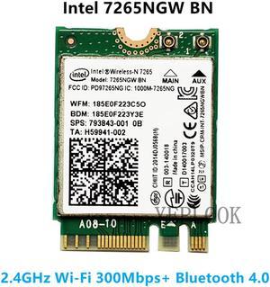Wireless-N 7265 7265NGW BN Intel 7265BN 2.4G 300Mbps Wi-Fi + Bluetooth 4.0 NGFF M.2 802.11n Wifi Card Wireless Network Card