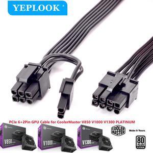 PCI-e 6+2Pin GPU Cable 8Pin to 8Pin 60CM 18AWG For Cooler Master V850 V1000 V1300 80PLUS PLATINUM Full-Modular Power Supply