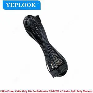 10Pin+18Pin to 24Pin Power Cable 60CM For CoolerMaster GX/MWE V2 Series GX550 GX650 GX750 GX850 GX1050 GX1250 Gold Fully Modular