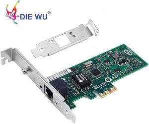 PCIe x1 Single RJ45 Port 10/100/1000Mbps 1 Gigabit Controller Adapter Chipset Intel 82574 NIC Interface Card with Short Bracket