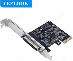 PCIe 1x DB25 Parallel Port LPT Printer PCI-E To Parallel Port Expansion Card Adapter Converter Chipset ASIX AX99100 for Desktop