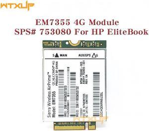 Qualcomm 4G Card for HP LT4111 EM7355 Gobi5000 EVDO/HSPA WWAN 4G Module LTE 753080-005 for HP EliteBook 820 840 850 G1