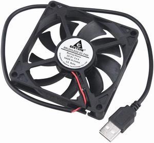 5V 0.4A 8cm 80mm 80x80x15mm USB Power Brushless PC CPU fan Cooling Fan Quiet