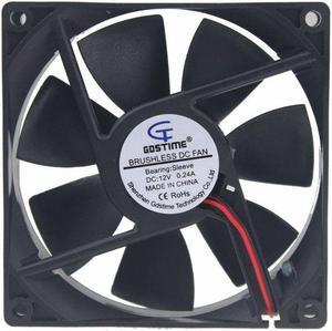 2pin 12V 9cm 92mm 92x92x25mm Brushless PC CPU Case Kühlung fan Cooling fan