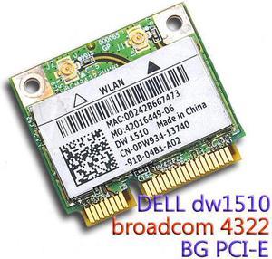 300Mbps Broadcom BCM94322HM8L DELL DW1510 Wireless ABGN Mini PCI-E WIFI Card