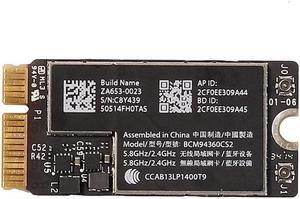 Wireless-AC Wifi Bluetooth Card BCM94360CS2 For MacBook Air 13' A1465 A1466 GW