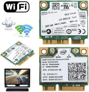 2.4/5G 300M WiFi Bluetooth 4.0 Wireless Half Mini PCI-E Card For Intel 6235ANHMW