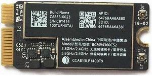 New Bluetooth Wireless Wifi Card BCM94360CS2 for Macbook Air 13" 11" A1466 A1465